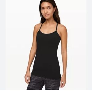 Lululemon power Y tank with built-in bra.